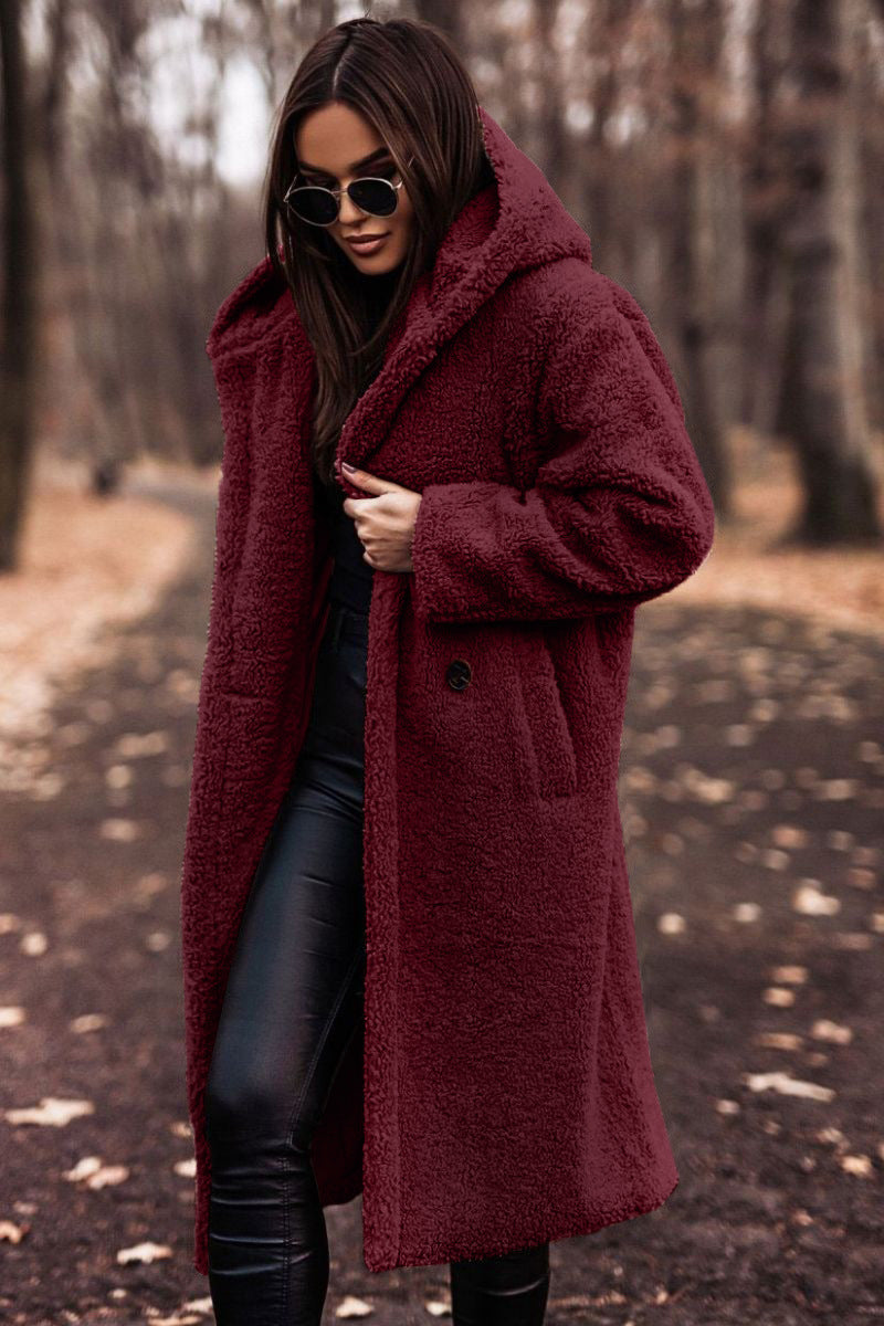 Calista | Women's Hooded Winter Trench Coat Warm Long
