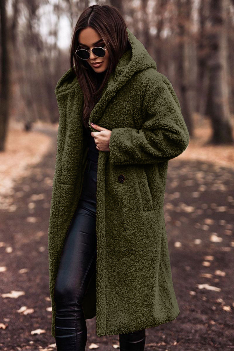 Calista | Women's Hooded Winter Trench Coat Warm Long