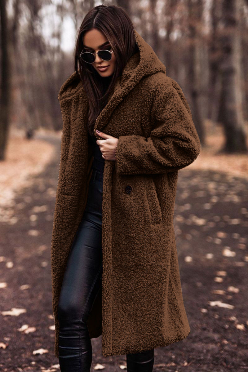 Calista | Women's Hooded Winter Trench Coat Warm Long