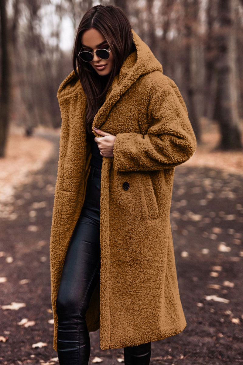 Calista | Women's Hooded Winter Trench Coat Warm Long