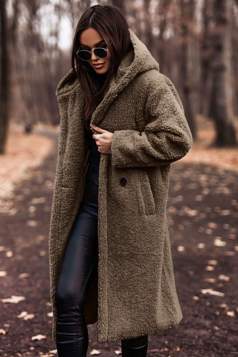 Calista | Women's Hooded Winter Trench Coat Warm Long