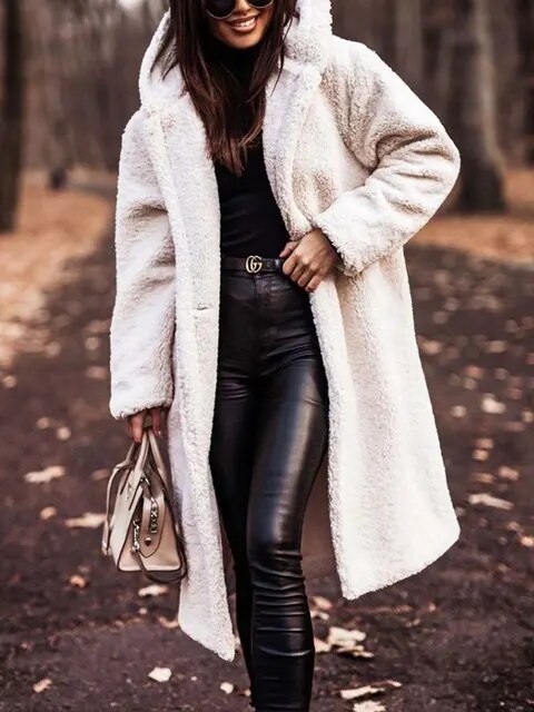 Calista | Women's Hooded Winter Trench Coat Warm Long