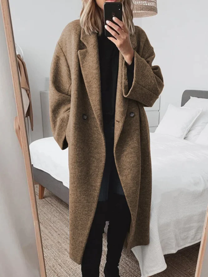 Camilla | Women's Long Winter Trench Coat Classic Warm