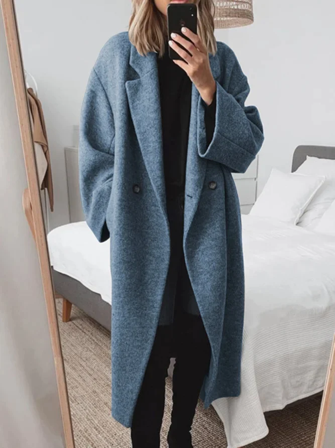 Camilla | Women's Long Winter Trench Coat Classic Warm