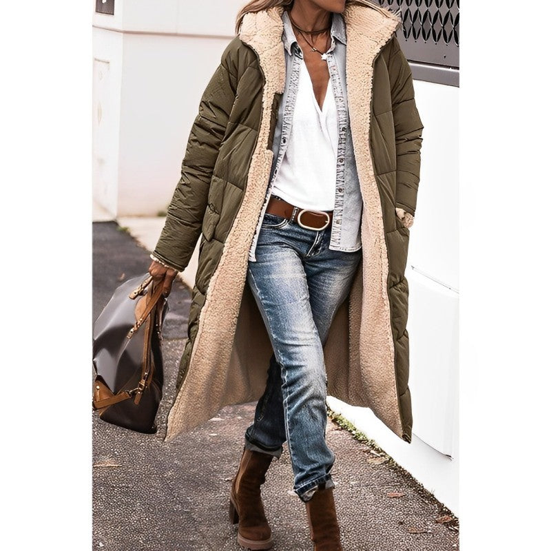Carys | Women's Long Hooded Warm Winter Coat