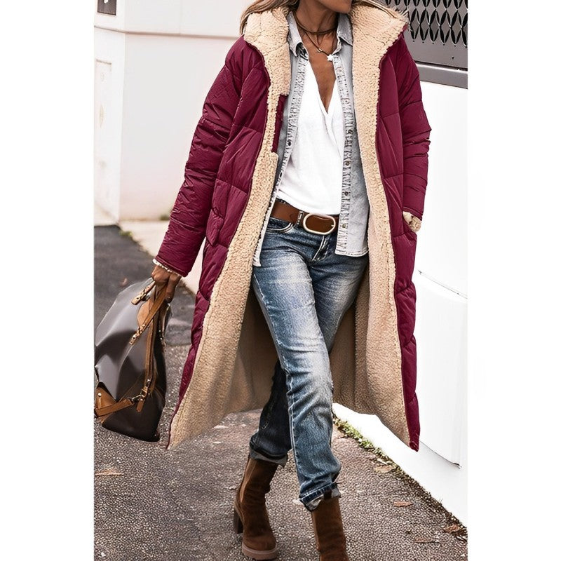 Carys | Women's Long Hooded Warm Winter Coat