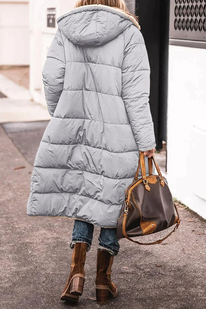 Carys | Women's Long Hooded Warm Winter Coat