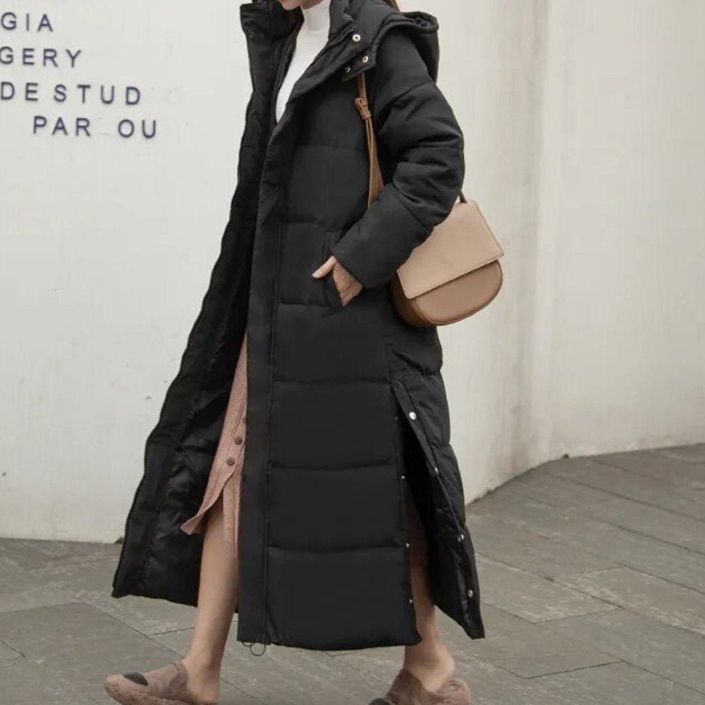 Charlotte | Women's Long Quilted Warm Winter Coat