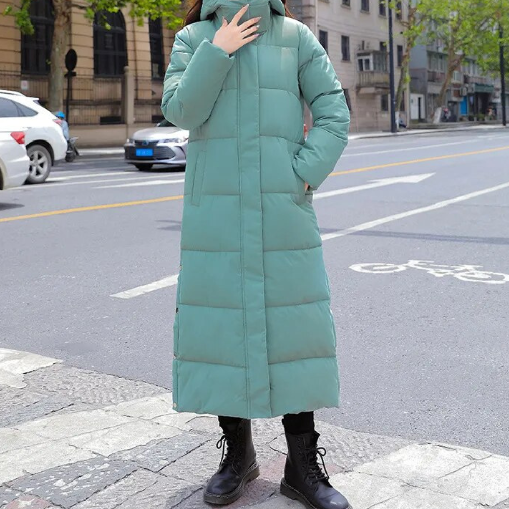 Charlotte | Women's Long Quilted Warm Winter Coat