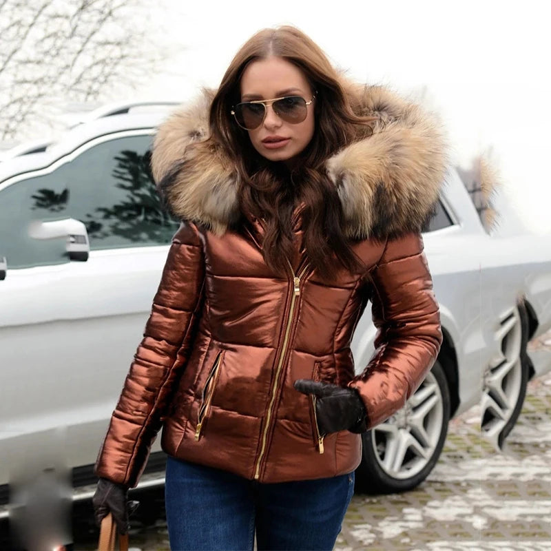 Clementine | Women's Fur Lined Hooded Winter Coat Warm