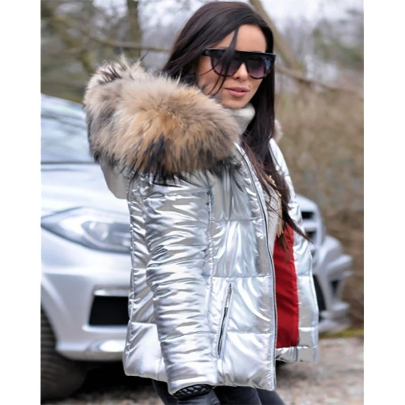 Clementine | Women's Fur Lined Hooded Winter Coat Warm