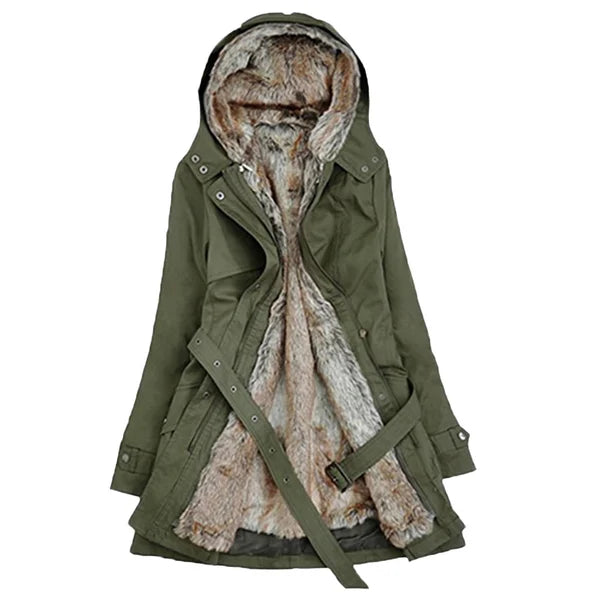 Cleo | Women's Warm Long Winter Coat Longline