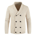 Conall | Men's Cardigan Knitted Shawl Collar