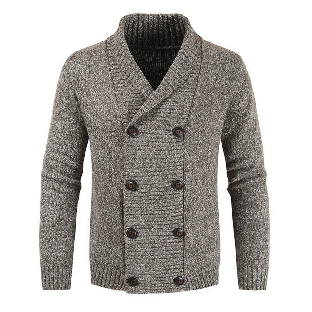 Conall | Men's Cardigan Knitted Shawl Collar