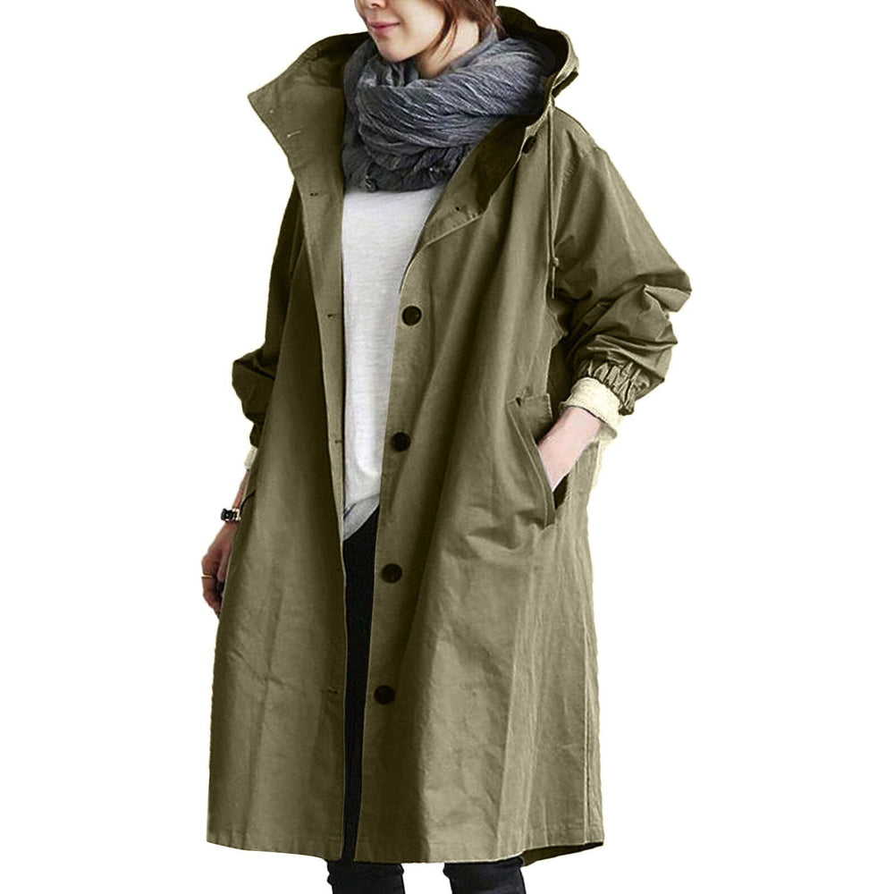 Cordelia | Women's Long Waterproof Rain Jacket Breathable