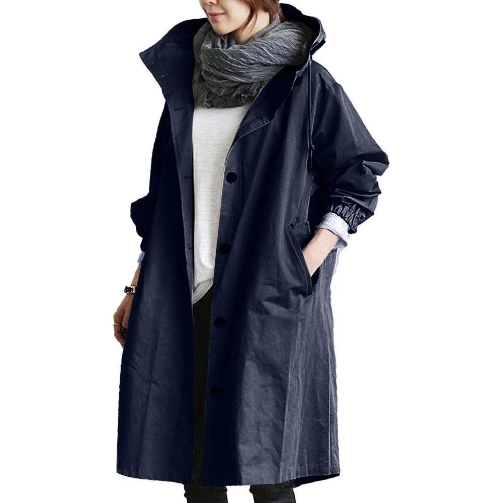 Cordelia | Women's Long Waterproof Rain Jacket Breathable