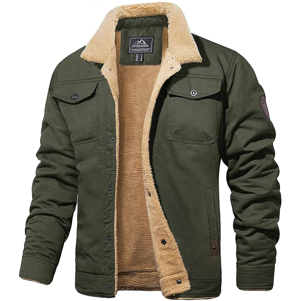 Quentin - Men's Bomber Fleece Jacket