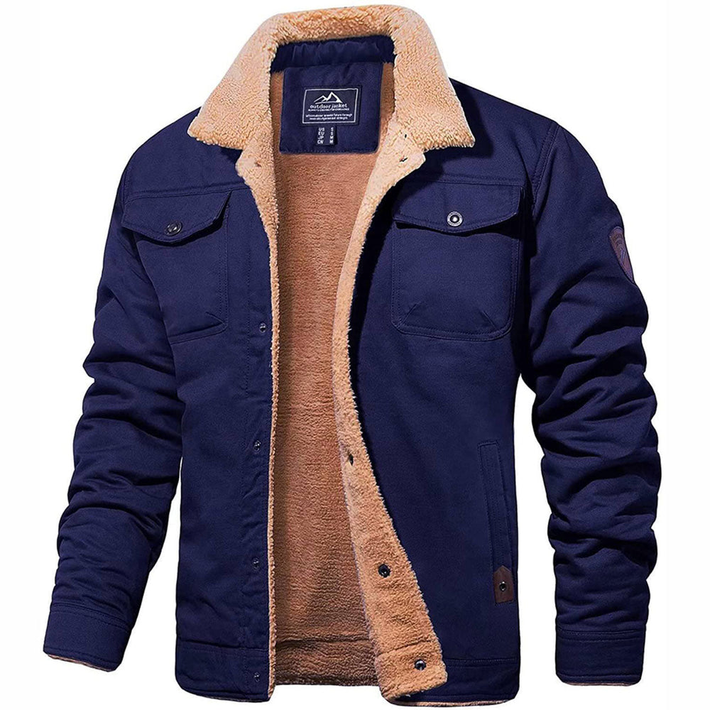 Quentin - Men's Bomber Fleece Jacket
