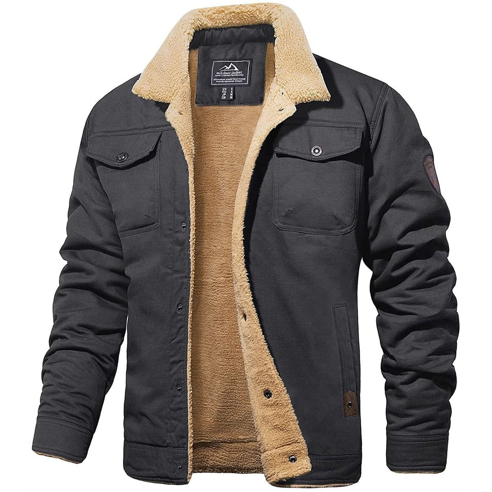 Quentin - Men's Bomber Fleece Jacket