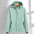 Della | Women's Hooded Softshell Waterproof Rain Jacket