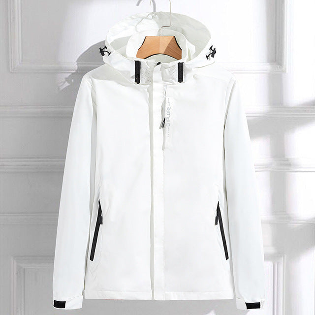 Della | Women's Hooded Softshell Waterproof Rain Jacket