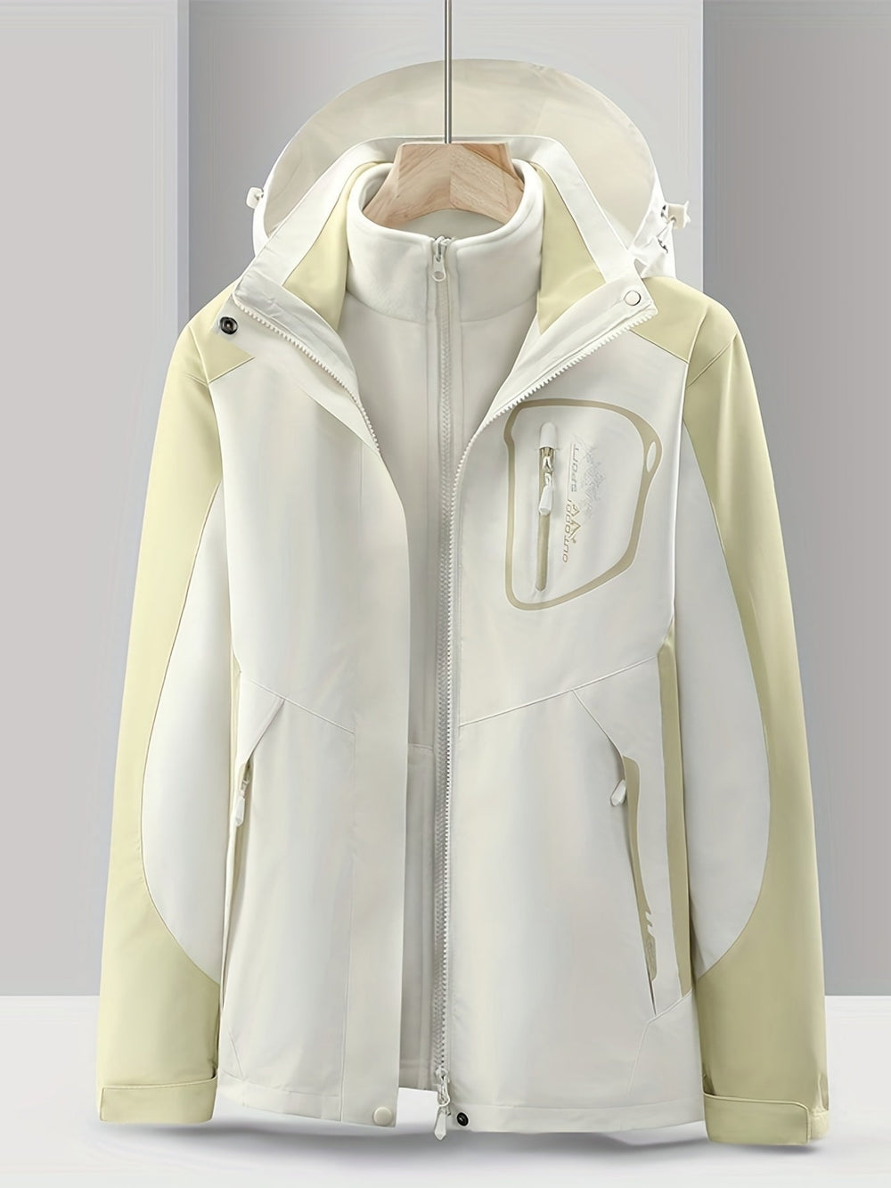 Edith | Women's 3 In 1 Waterproof Rain Jacket Hooded