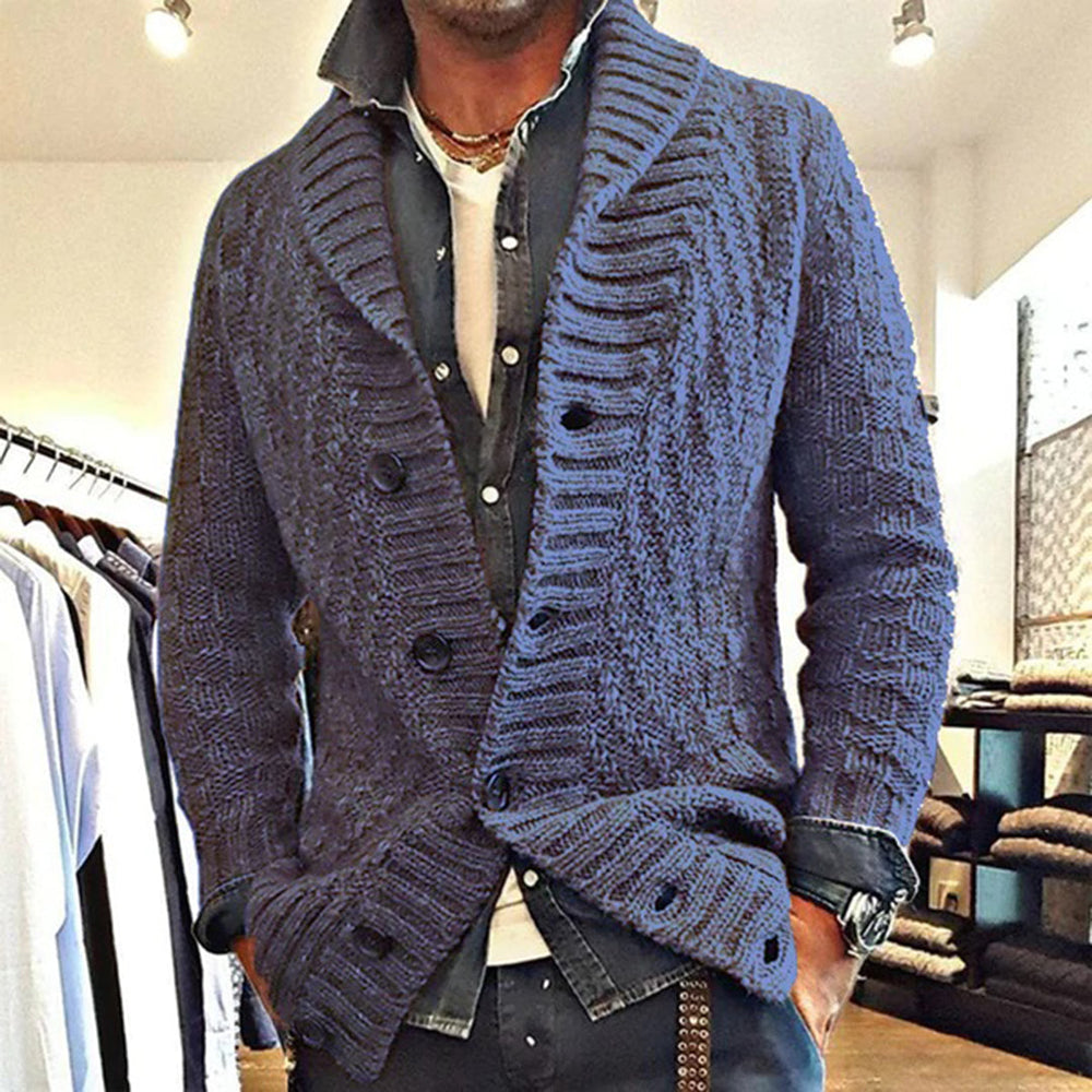 Edwin | Men's Cable Knit Cardigan