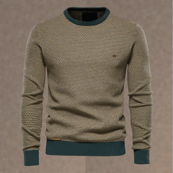 Ellis | Men's Crew Neck Sweater Knitted