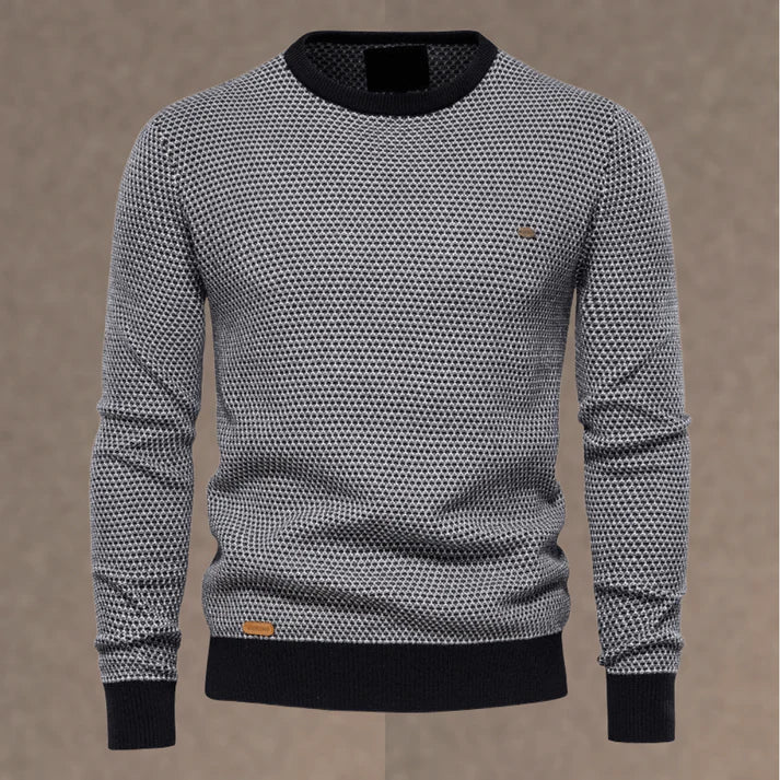 Ellis | Men's Crew Neck Sweater Knitted
