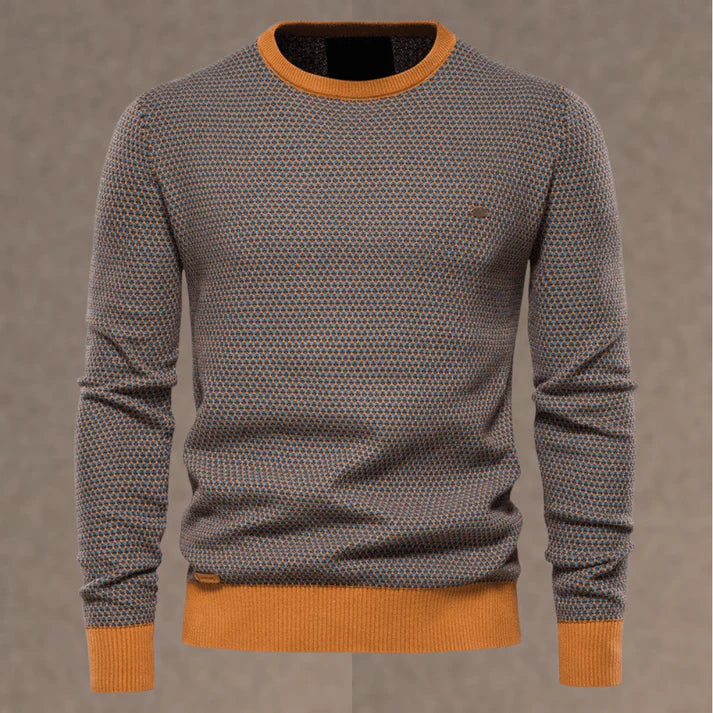 Ellis | Men's Crew Neck Sweater Knitted