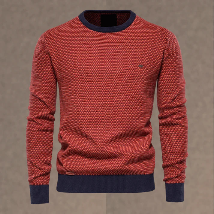 Ellis | Men's Crew Neck Sweater Knitted