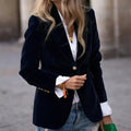 Eloise | Women's Velvet Blazer Fitted Tailored