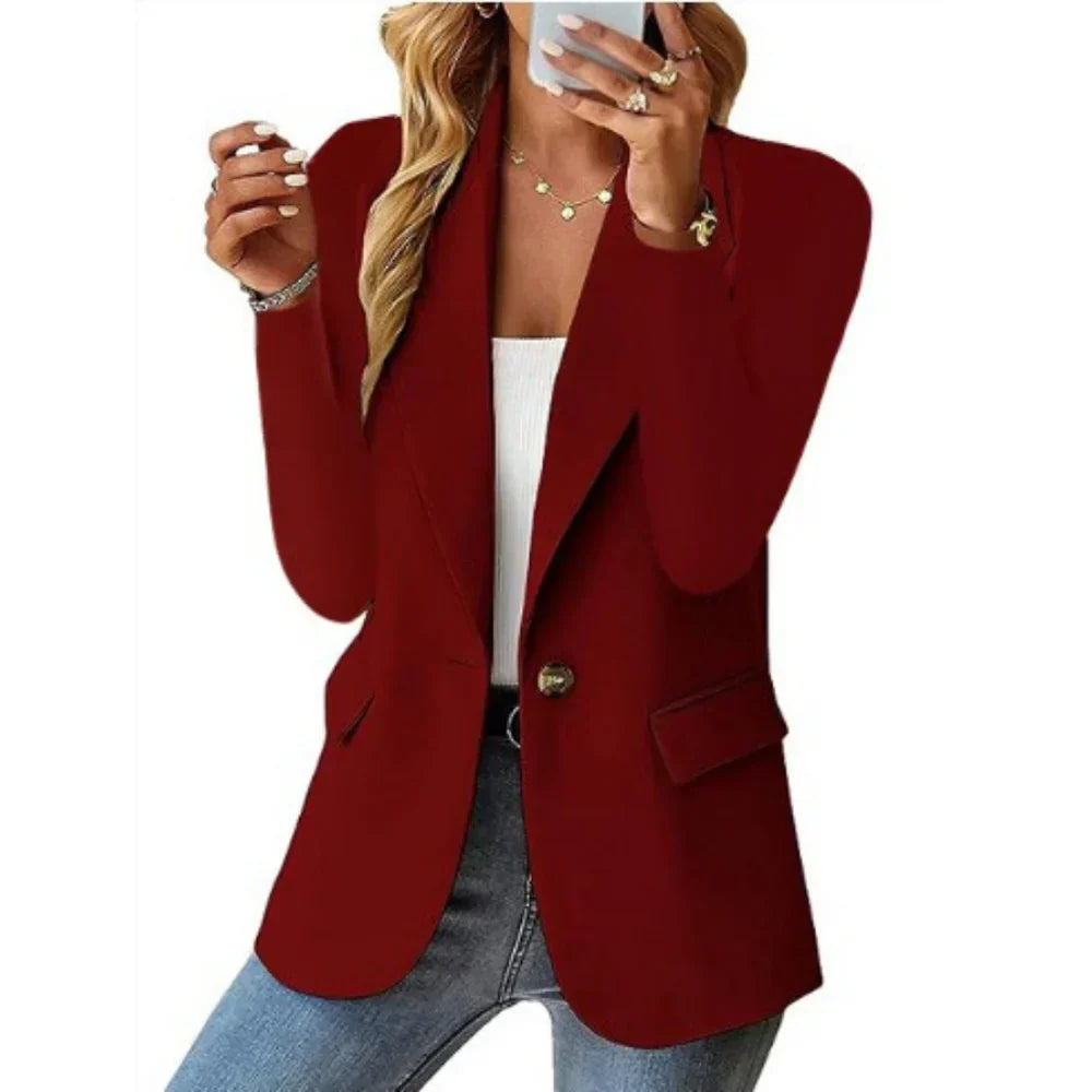 Emmanuelle | Women's Tailored Blazer Fitted Casual
