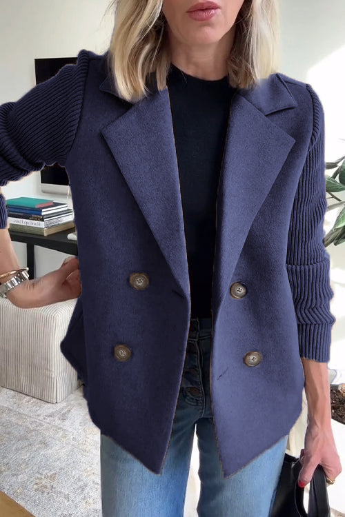 Emmeline | Women's Knitted Blazer Tailored Casual