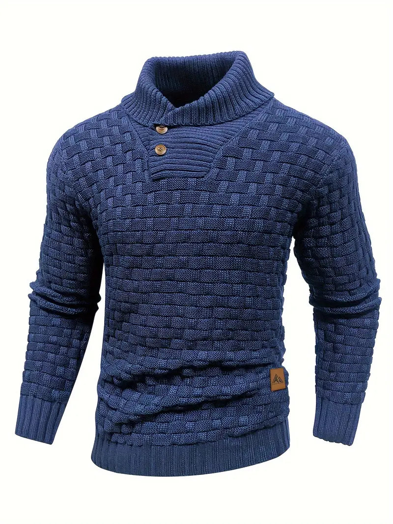 Fabien | Men's Knitted Sweater Wool Fine Knit