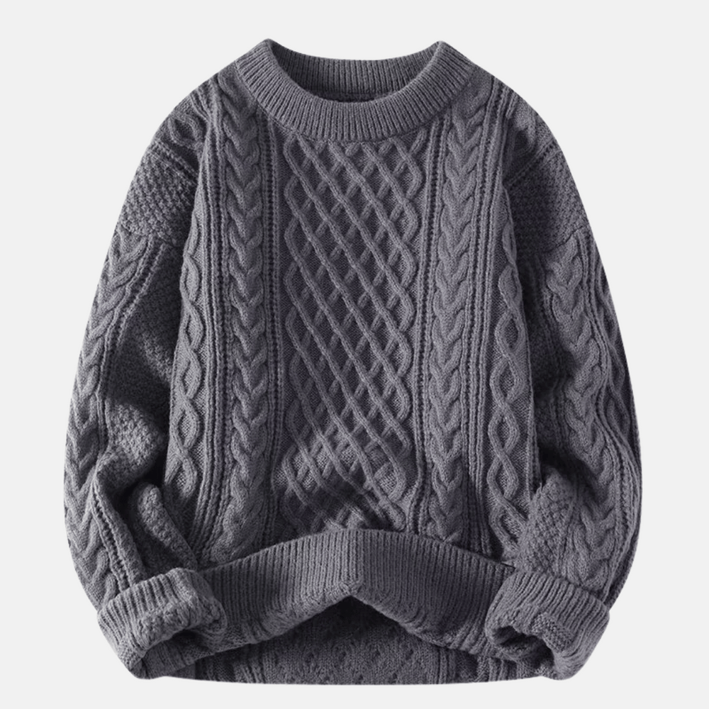 Finlay | Men's Knitted Sweater Wool Crew Neck