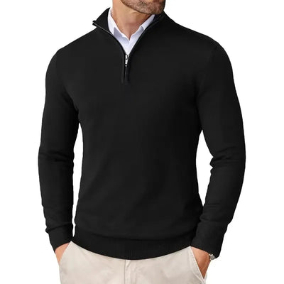 Fletcher | Men's Slim Fit Half Zip Sweater