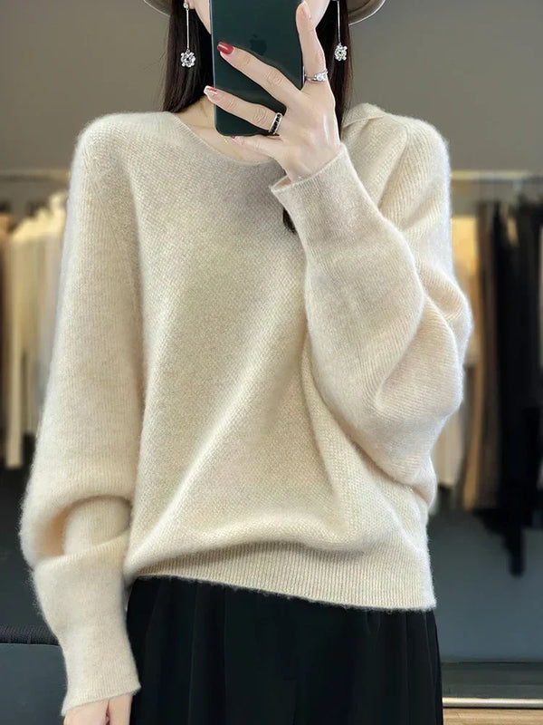 Fleur | Women's Hooded Soft Knit Sweater