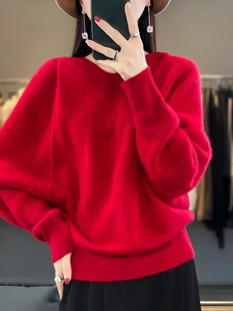 Fleur | Women's Hooded Soft Knit Sweater