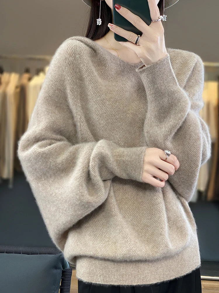 Fleur | Women's Hooded Soft Knit Sweater