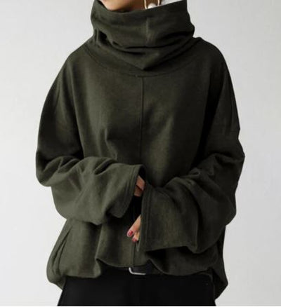 Flora | Women's Oversized Turtleneck Sweatshirt