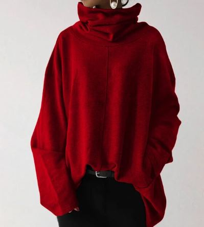 Flora | Women's Turtleneck Sweater Long Sleeve