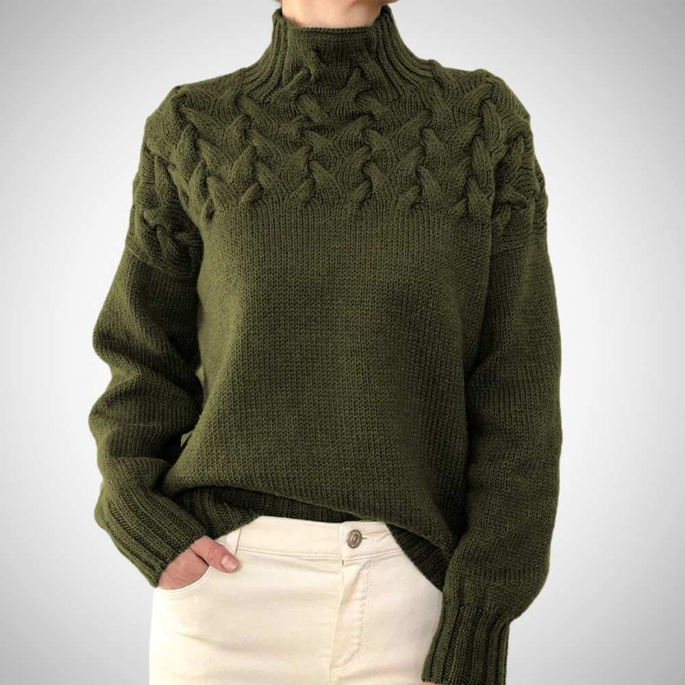 Florence | Women's Knitted Turtleneck Sweater