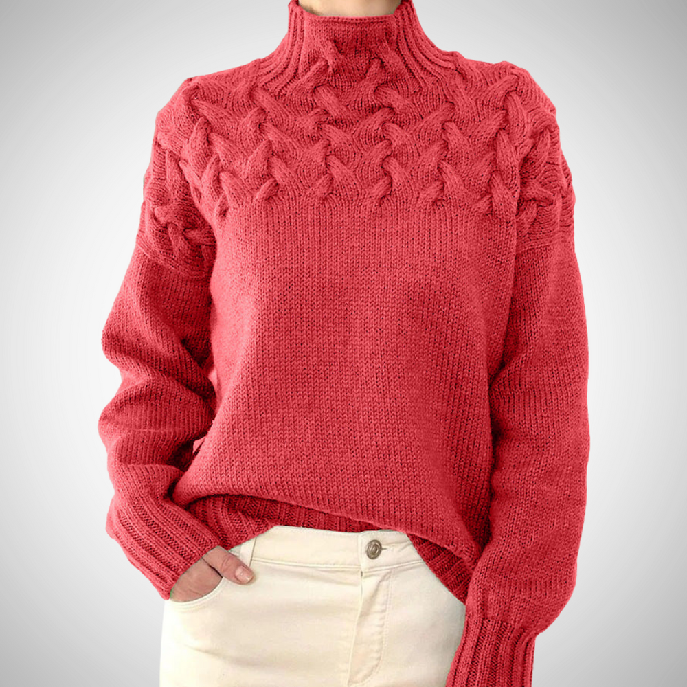 Florence | Women's Knitted Turtleneck Sweater