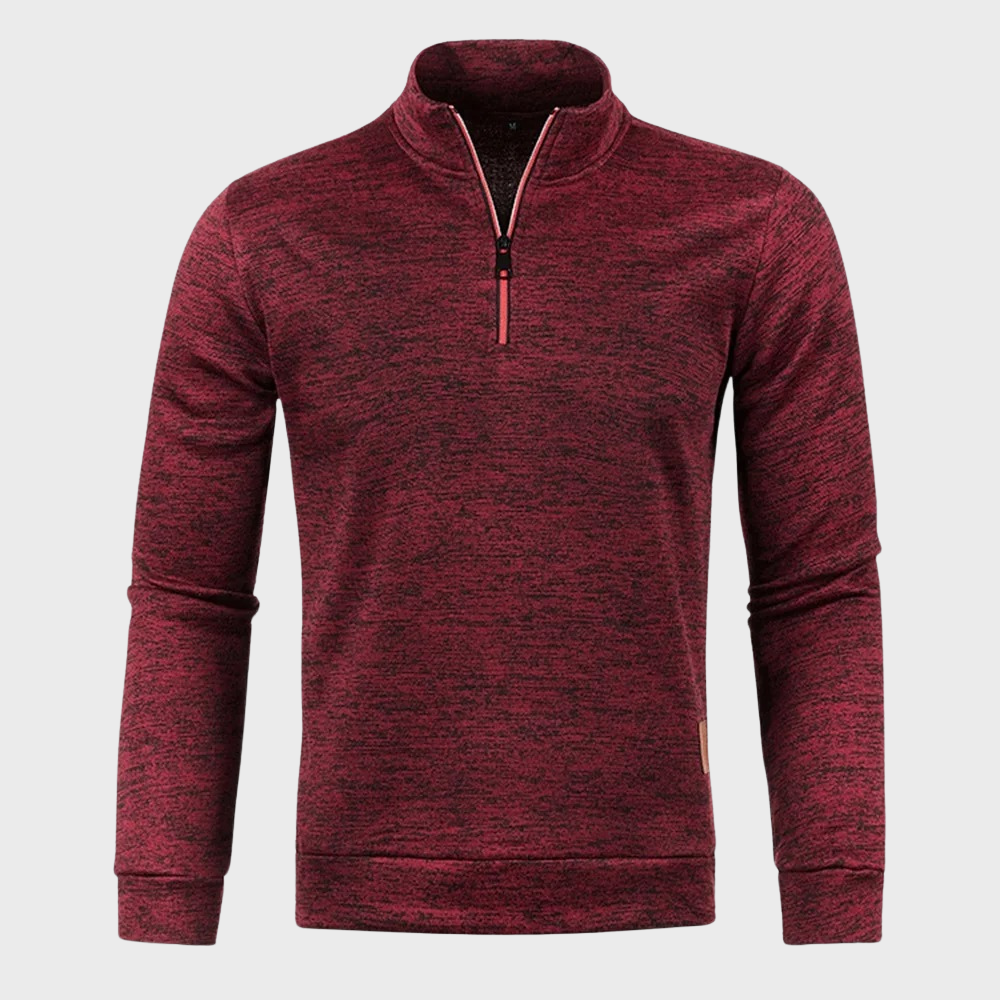 Gideon | Men's Half Zip Sweater Knitted