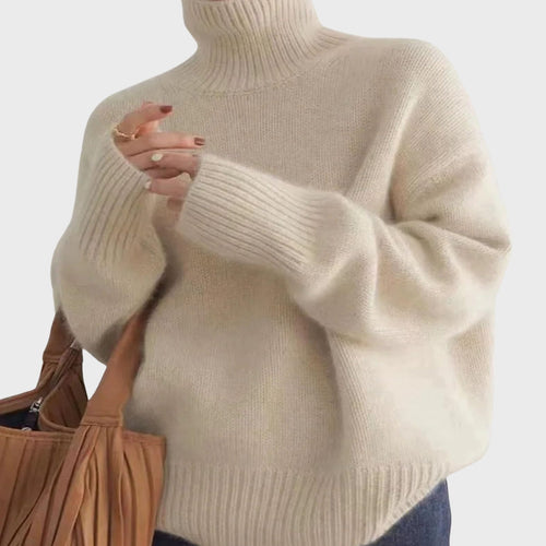 Giselle | Women's Turtleneck Sweater Soft Knit