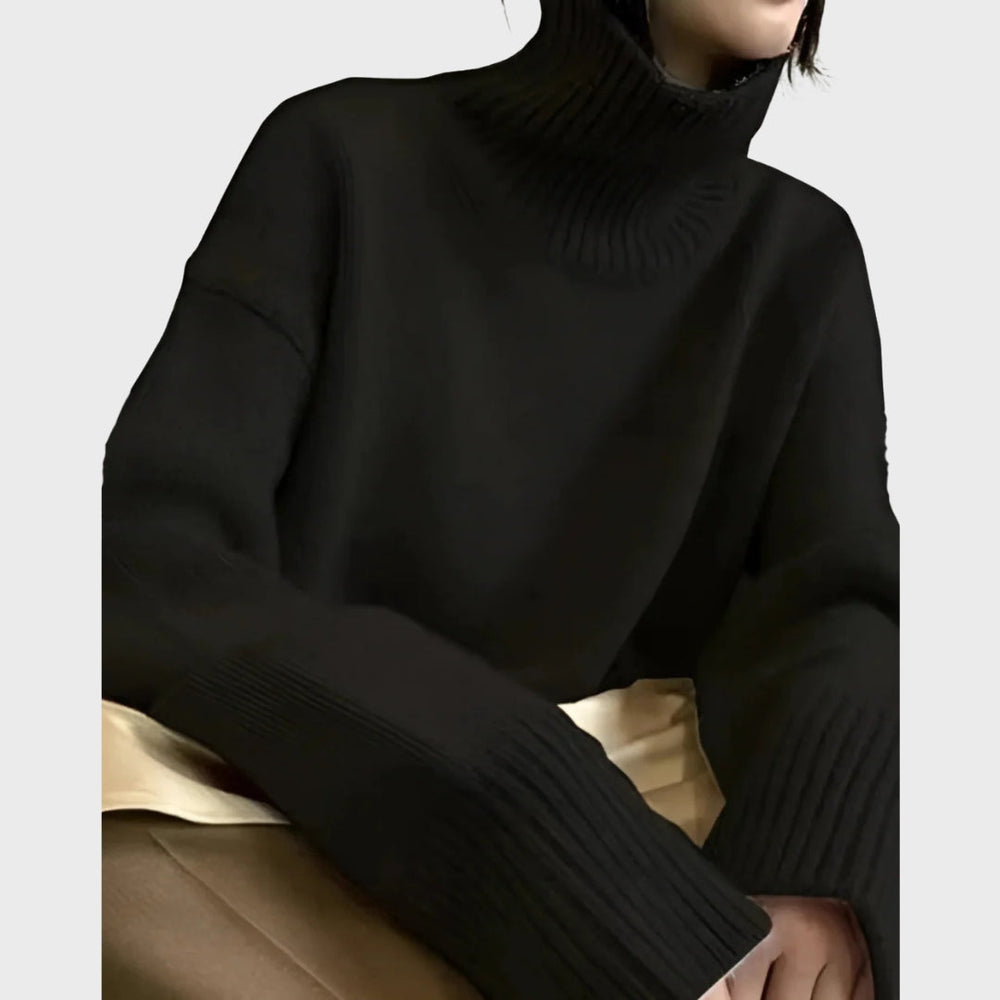 Giselle | Women's Turtleneck Sweater Soft Knit