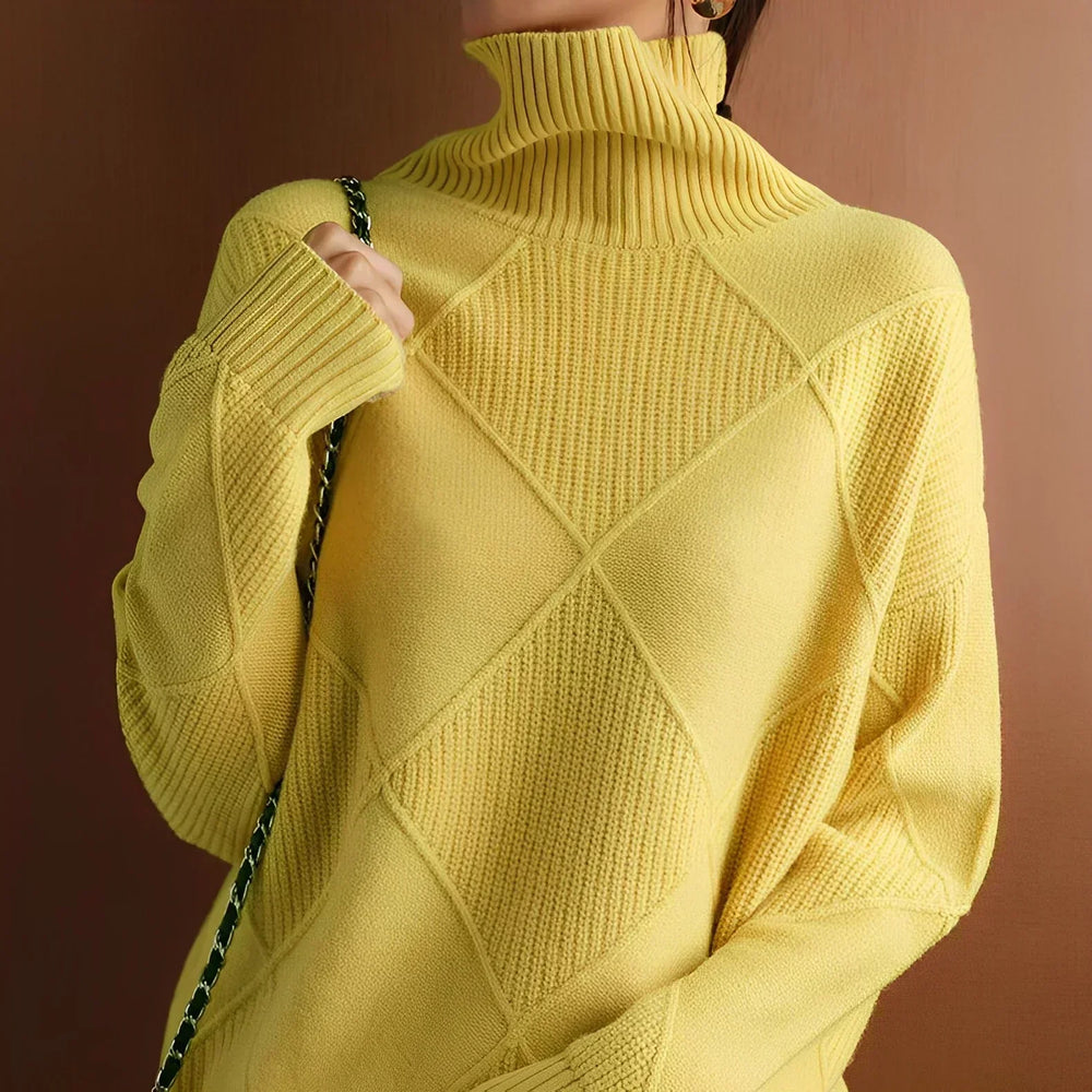 Greta | Women's Knitted Turtleneck Sweater Soft Knit