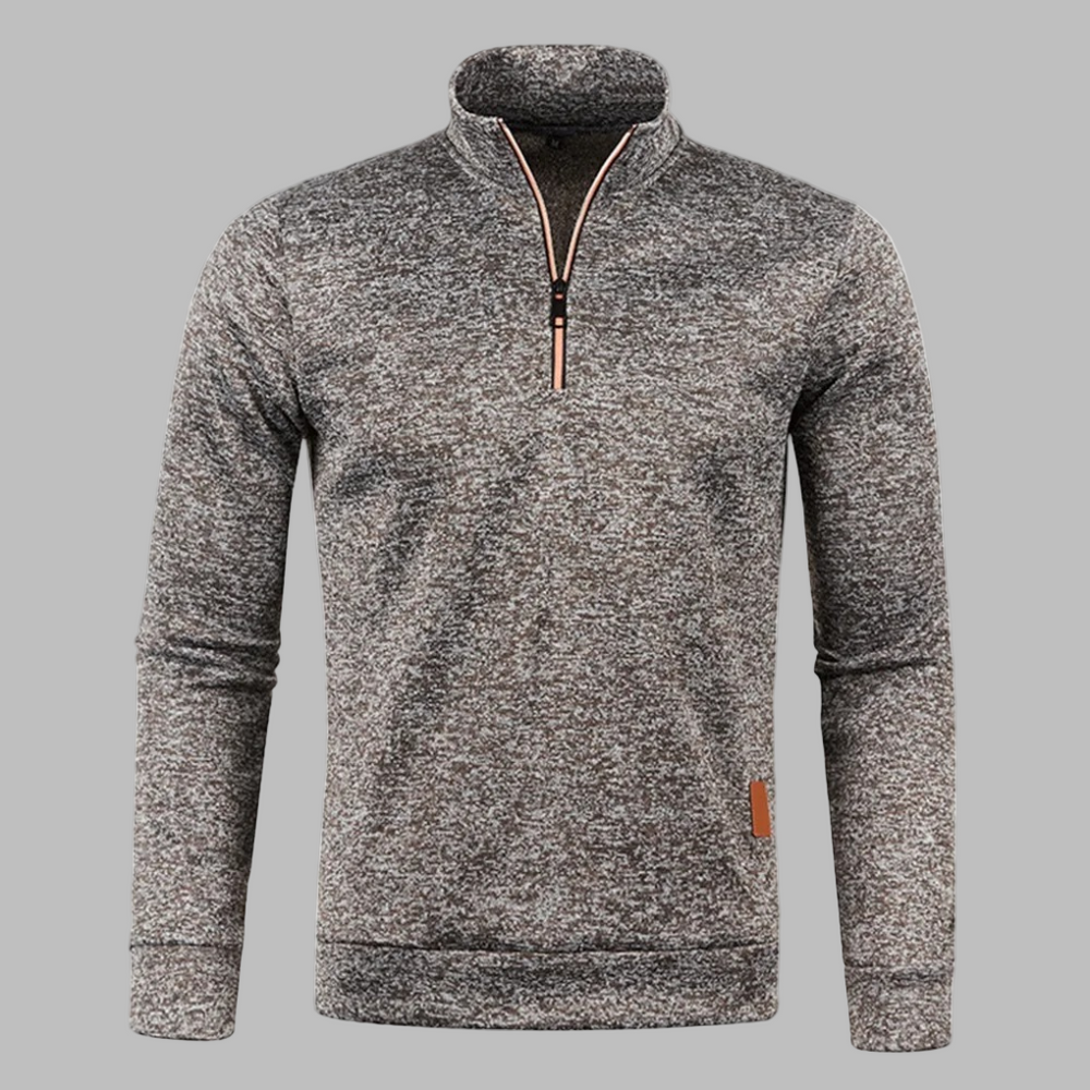 Griffin | Men's Zip Up Sweater Fine Knit