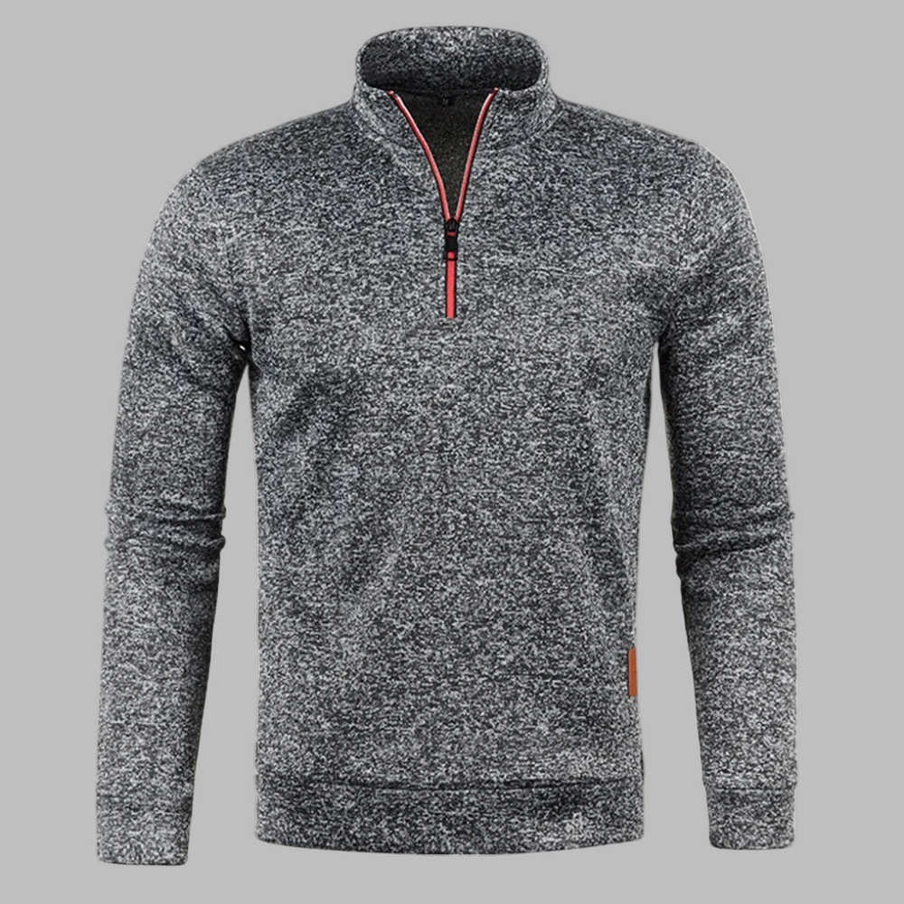 Griffin | Men's Zip Up Sweater Fine Knit